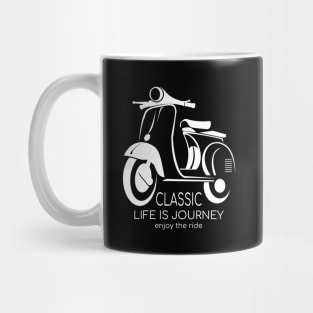 Vespa Scooter Vintage Mug